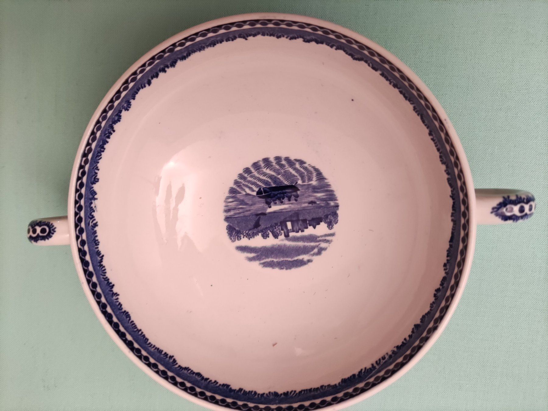 Wedgwood Piatti: Wedgwood Bowl Schale Landscape – Usato da Solothurn venduto da Csw1