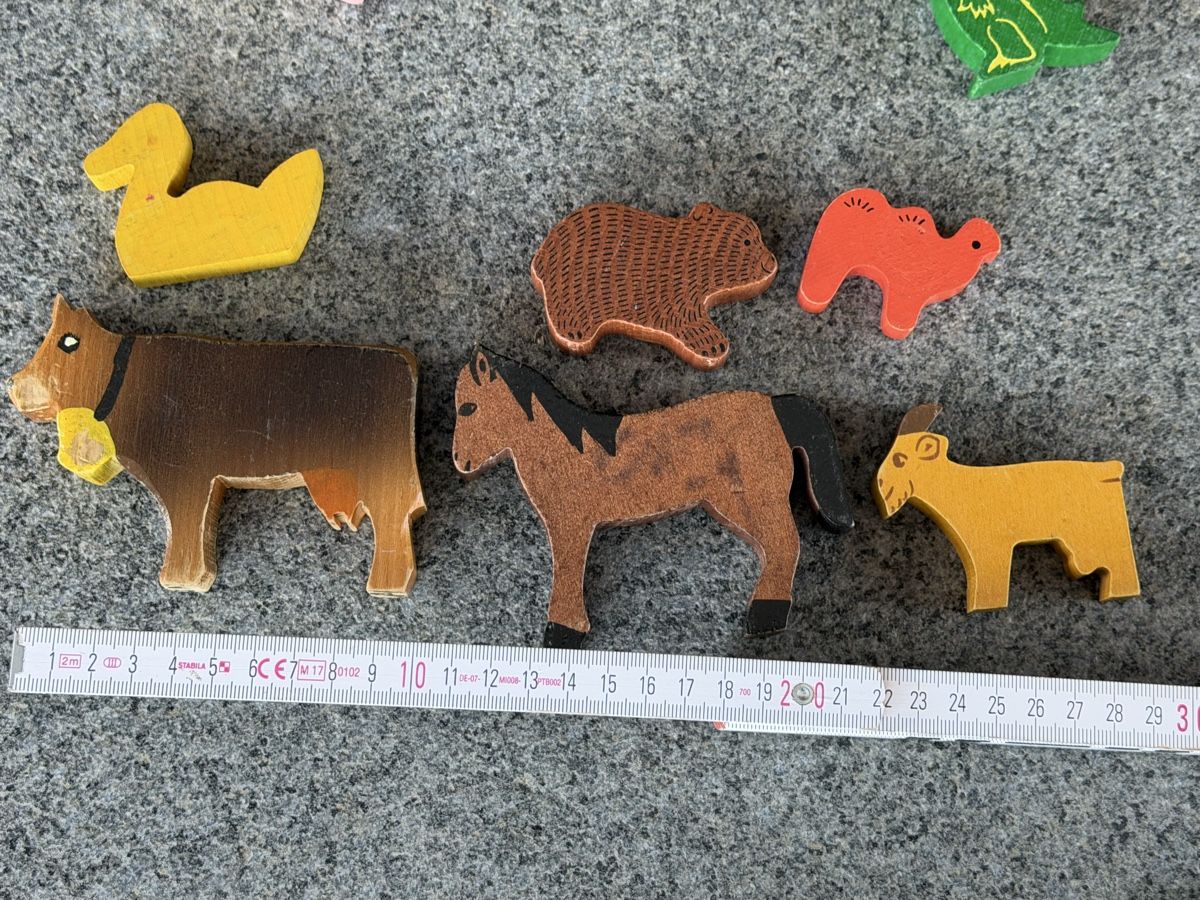 Giocattoli: Diverse Holz Tiere Bauernhof Usw – Usato da Deitingen venduto da Himhip 4