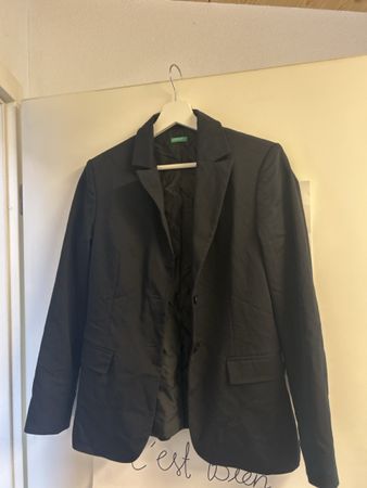 Benetton Blazer, Schwarz, Gr. 36