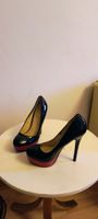 Damenschuhe Pumps schwarz rot Grösse 36 neuwertig