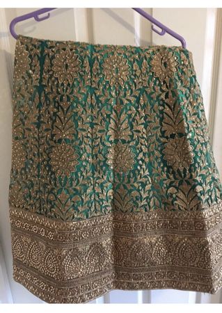 Indian dress turquoise with blouse size M