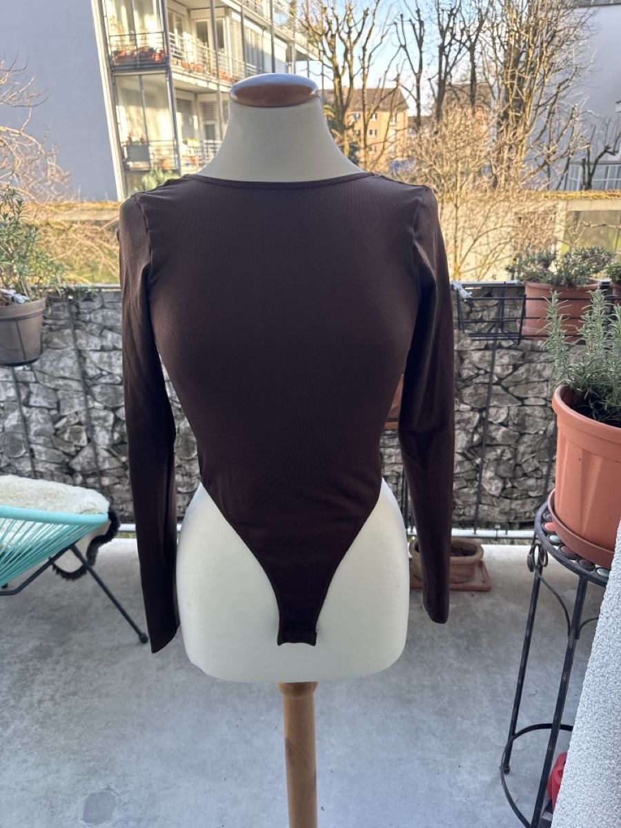 Pull&Bear Top: Pull&Bear Body XS/S, Braun – Usato da Basel venduto da fiona_second-hand_BS
