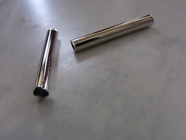 Perle (finte): 5 Röhren tubes Metall 20x3mm – Nuovo (secondo la descrizione) da Alpnachstad venduto da perlengaby 2