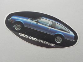 Abziehbild Kleber ca. von Jahr 1980 Japan Auto Toyota Celica