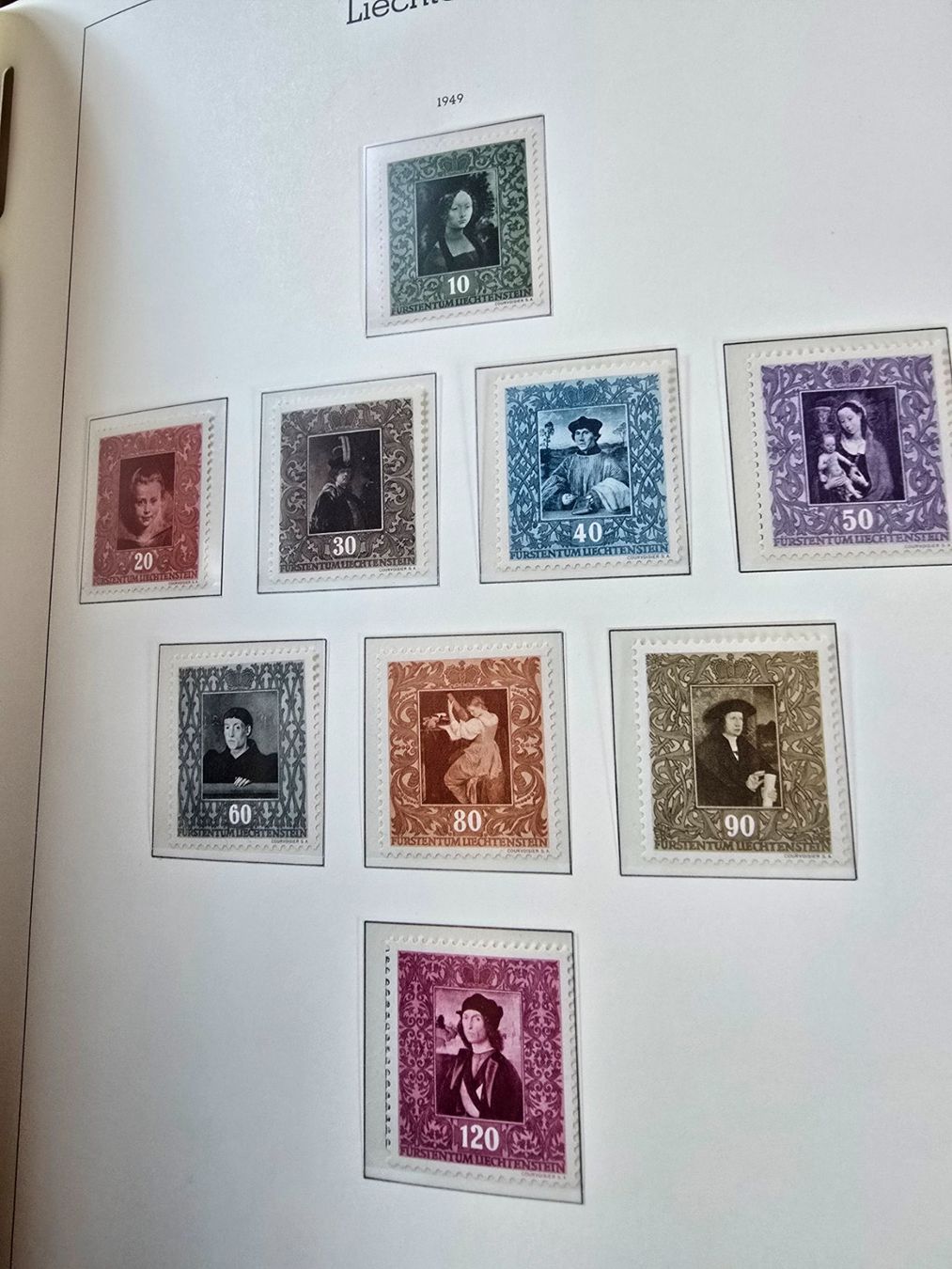 Alle Briefmarken: Fl Znr 217-225 postfrisch – Gebraucht aus triesenberg von wisi369
