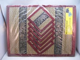 Tischset und Untersetzer aus Thailand - ungeöffnete Neuware