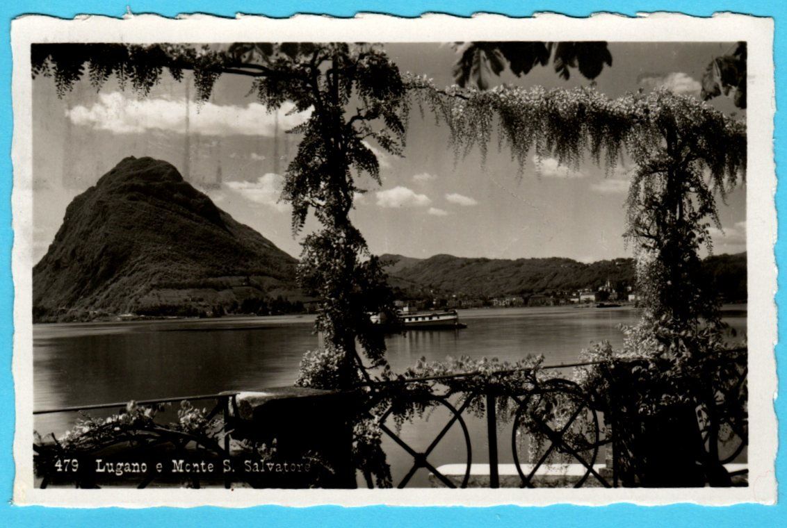 Cartoline postali: Lugano San Salvatore 1930 – Usato da Zürich venduto da Sion2006
