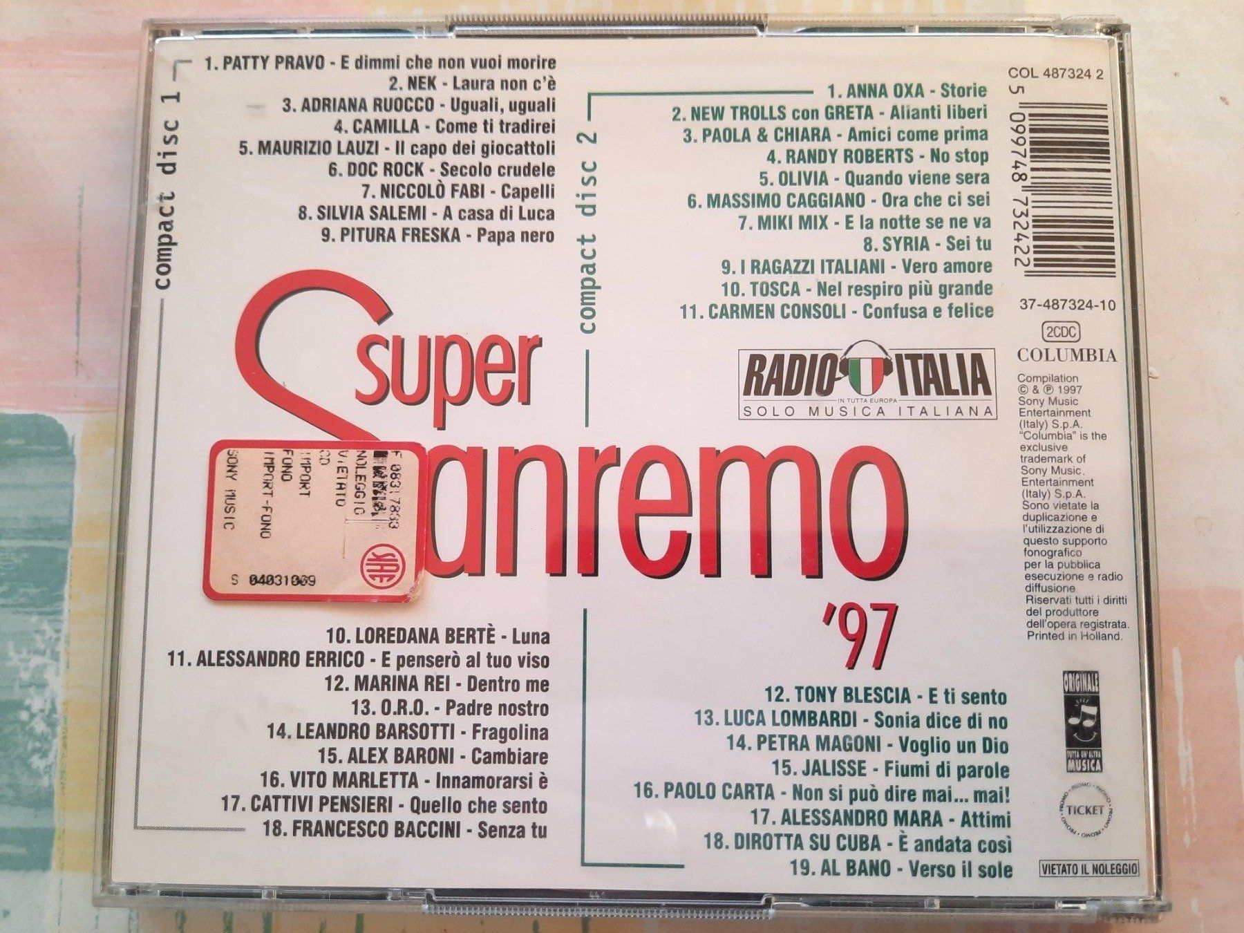 CD: CD Super San Remo 97 – Usato da Pully venduto da bro_n52j 1