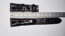 Patek Philippe Original Lederarmband Dunkelbraun 19x17mm 172
