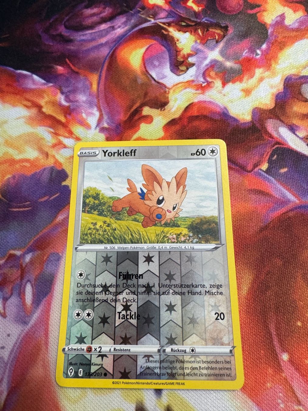 Pokémon Sammelbilder & Trading cards: Yorkleff (EVS 133) / Reverse Holo / Drachenwandel – Neu (gemäss Beschreibung) aus Bülach von CherryBlu