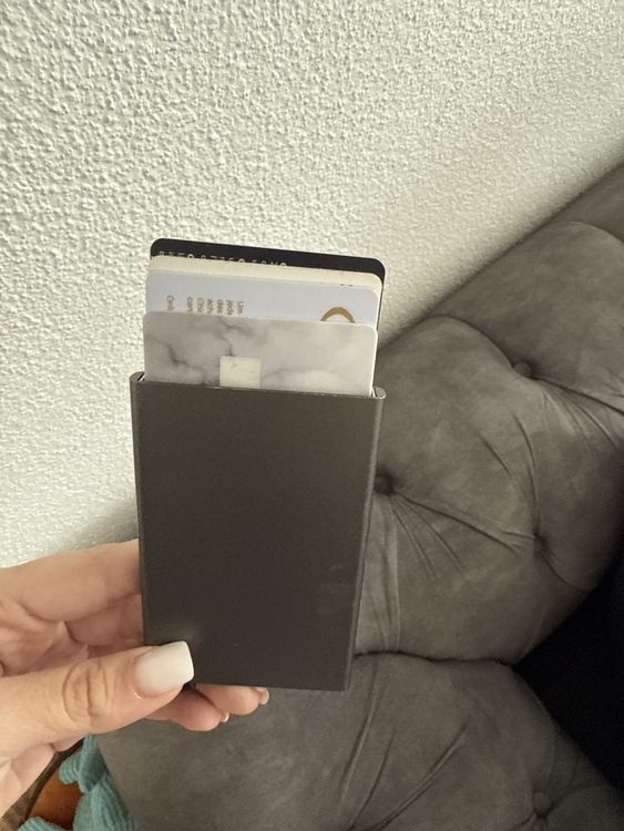 Travelambo RFID-Blockier Geldbörse – Dünn, Minimalistisch, Aus Leder