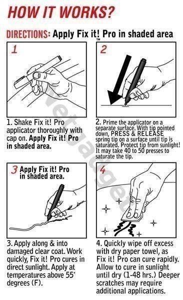 Penna & Evidenziatori: Auktion: FIX IT PRO - Lackstift Autolack – Nuovo e nell'imballaggio originale da Yverdon-les-Bains venduto da Netgadget 2