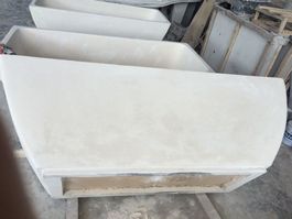 Badewanne Freistehende Wanne Terrazzo Steinwanne Gartenwanne