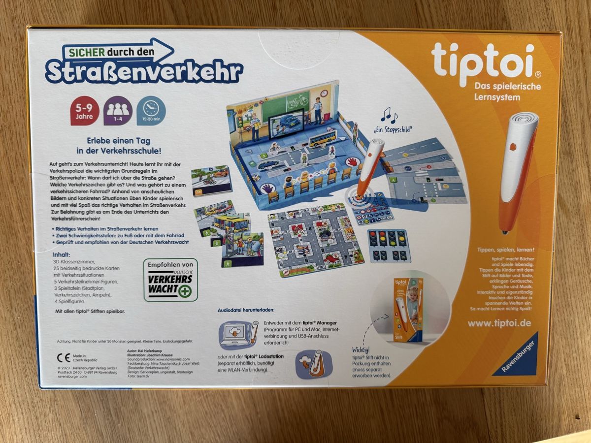 Tiptoi Giochi: Tiptoi "Sicher durch den Strassenverkehr", neu – Nuovo e nell'imballaggio originale da Ebikon venduto da InesUndElf 1