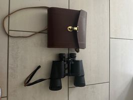 Fernglas Coron 10x50 mit Ledertasche schwarz guter Zustand