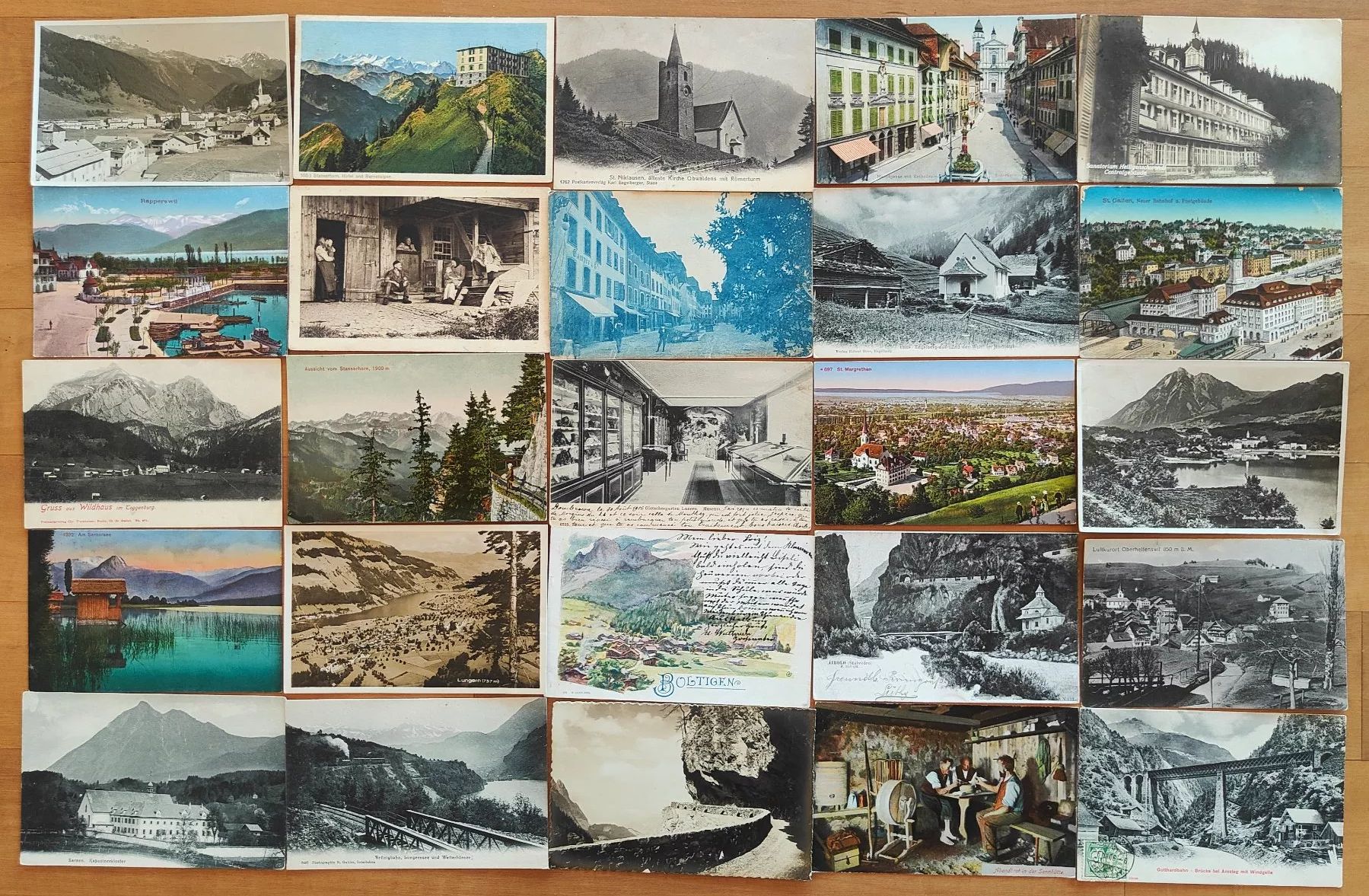 Cartoline postali: Super Lot, Posten mit 170 kleinformatigen CH Ansichtskarten – Usato da St. Erhard venduto da Chaeferli6 3