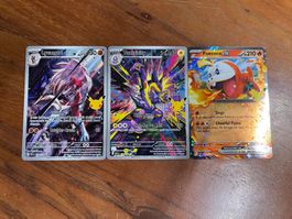 Pokemon 30th Lycanroc, Toxtricity, Fuecoco EX
