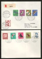 1951/1953 : Pro Juventute Serie auf Brief