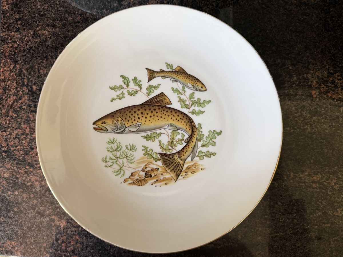 Set di piatti: Bavaria Teller Set 7-teilig Fisch – Usato da Tagelswangen venduto da Snowglimmer 4