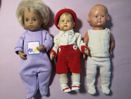3 X Puppen