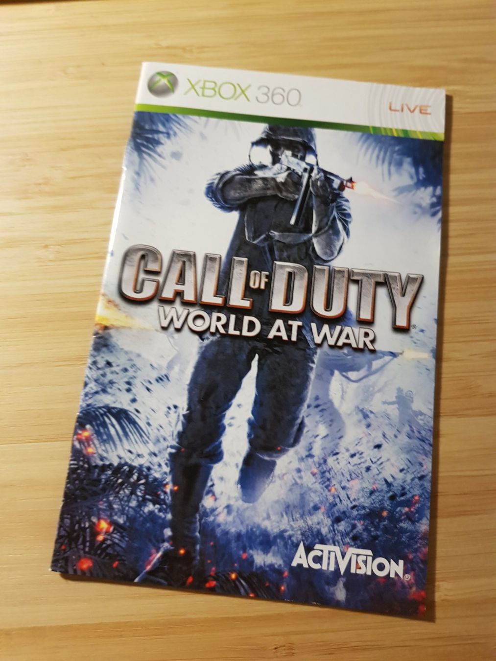 Microsoft Spiele: Spielanleitung COD World at War Xbox 360 – Gebraucht aus Münchenstein von 2DGames