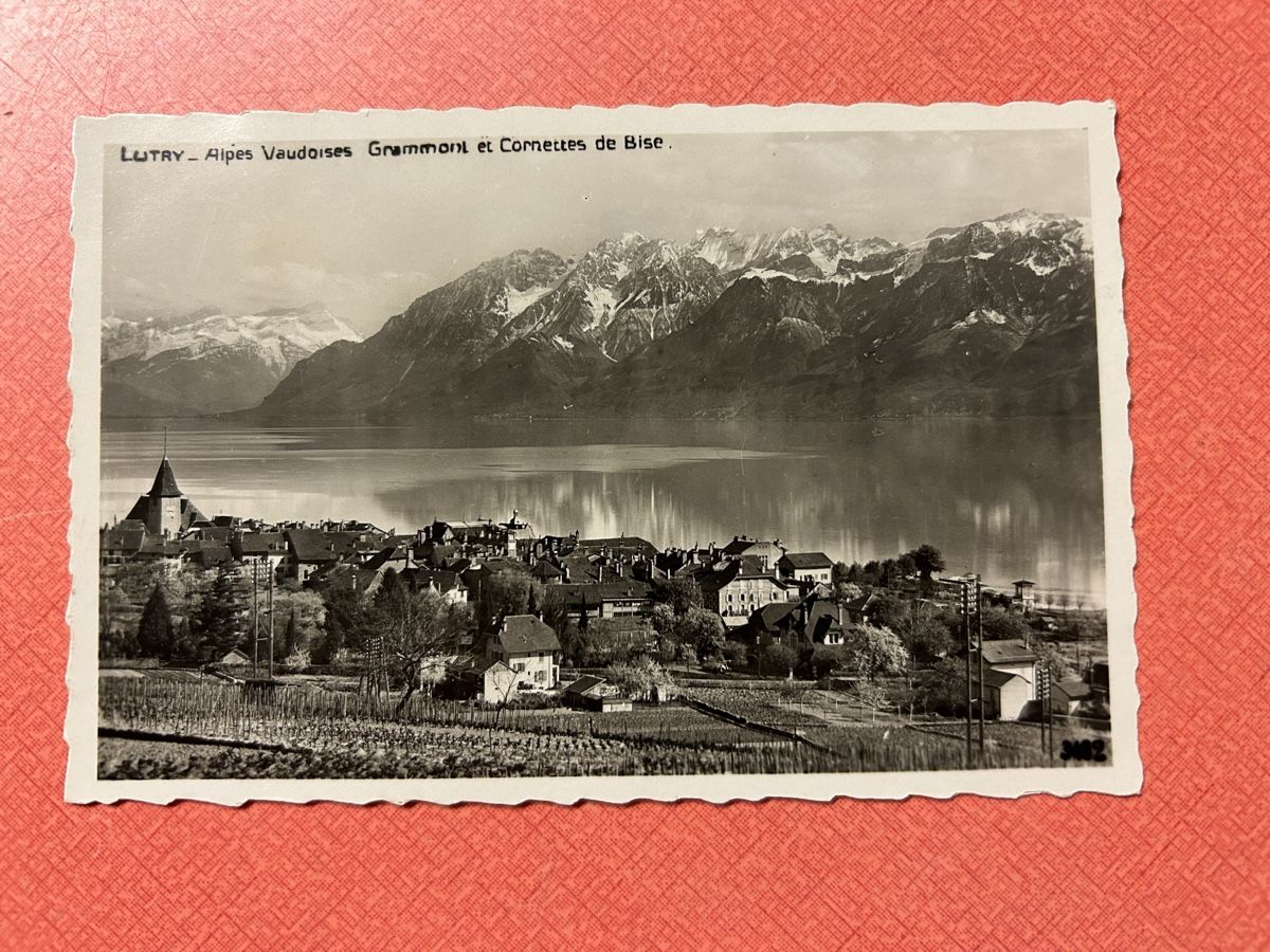 Cartes postales: Alte Ansichtskarte Lutry Grammont Cornettes de Bise – D'occasion à Lanzenhäusern par vic63