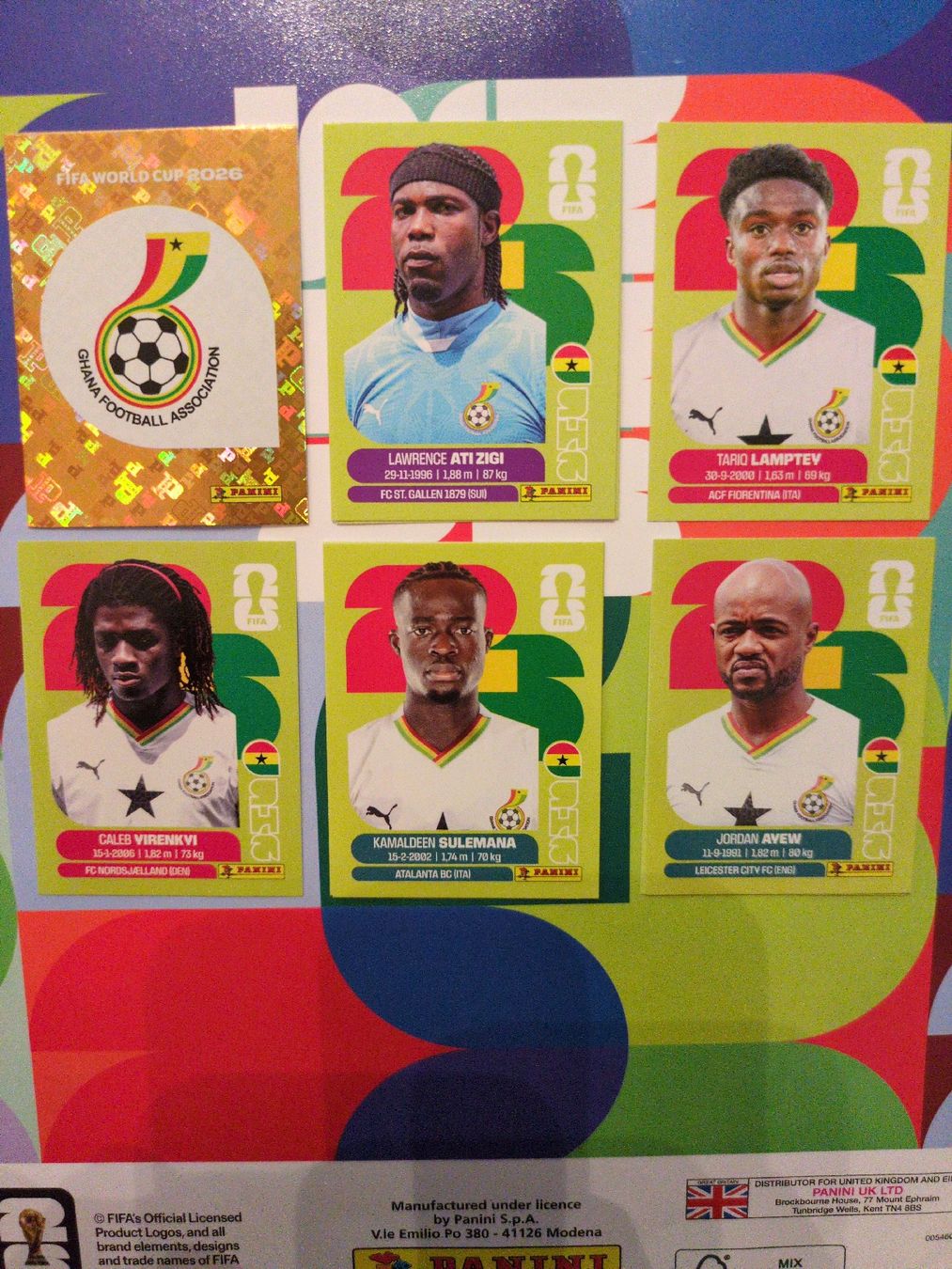 Panini Carte collezionabili: Panini Ghana Set – Nuovo (secondo la descrizione) da Rapperswil SG venduto da sau_p7ft