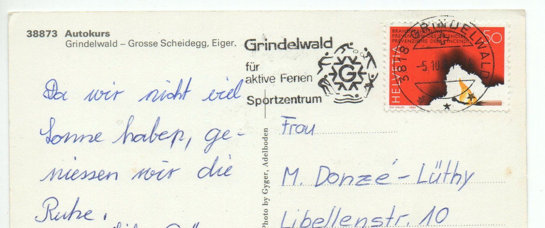 Cartoline postali: GRINDELWALD Grosse Scheidegg, Postauto – Usato da Jona venduto da philajona 1