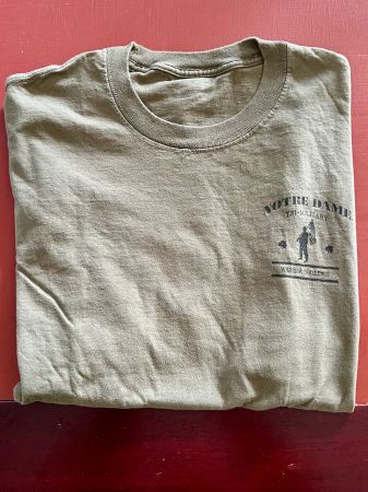 Notre Dame Warrior Challenge Shirt Olive Military Gr. L