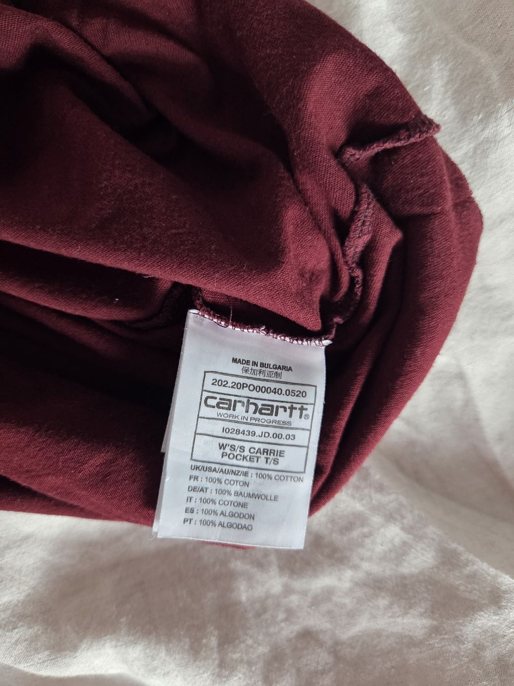 Carhartt T-shirt: Carhartt Tshirt Grösse S – Nuovo (secondo la descrizione) da Bern venduto da leloskiosk 2