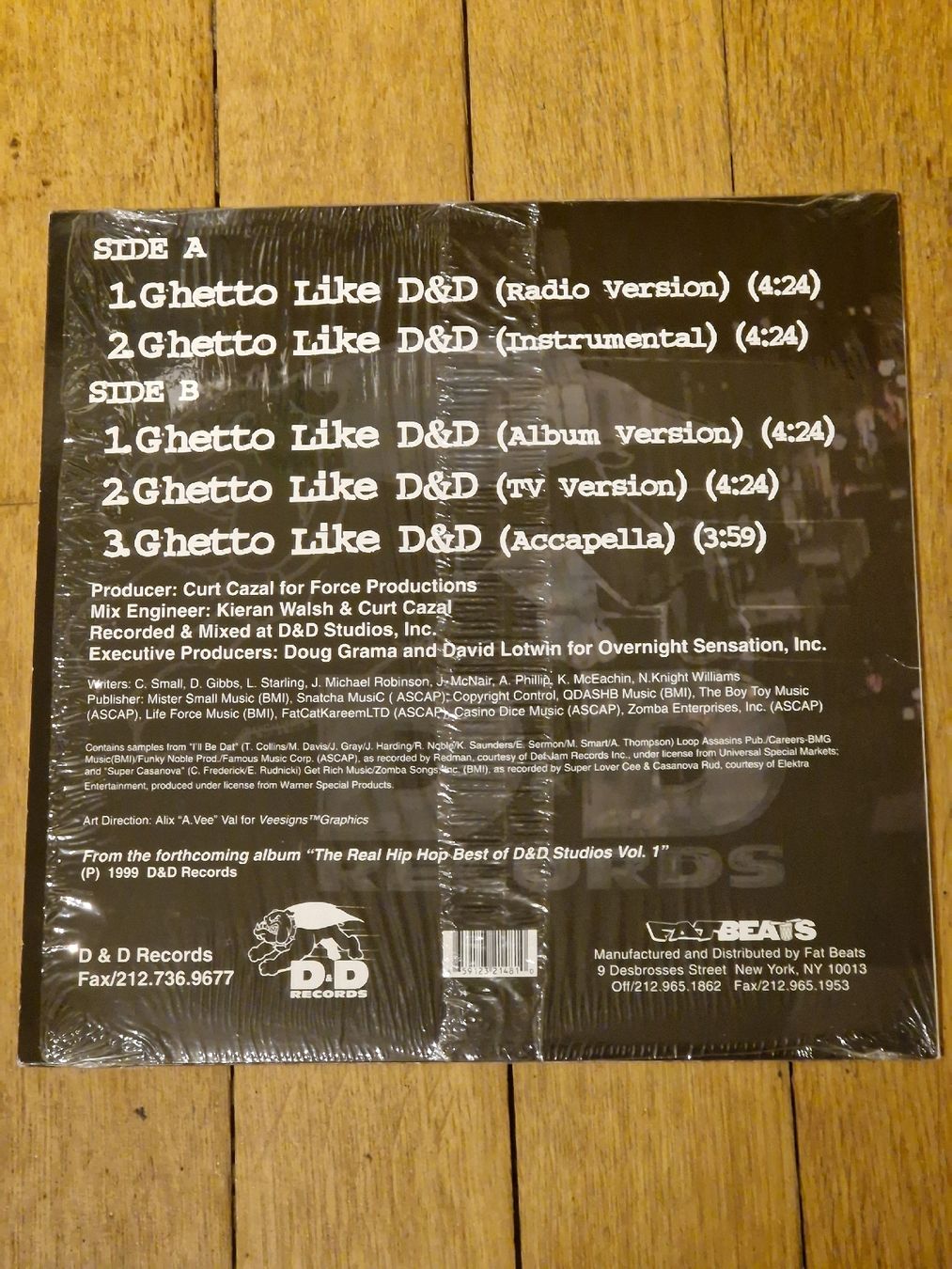 Dischi in vinile: D&D Crew : Ghetto like D&D Vinyl – Usato da Sarmenstorf venduto da KCheong 1