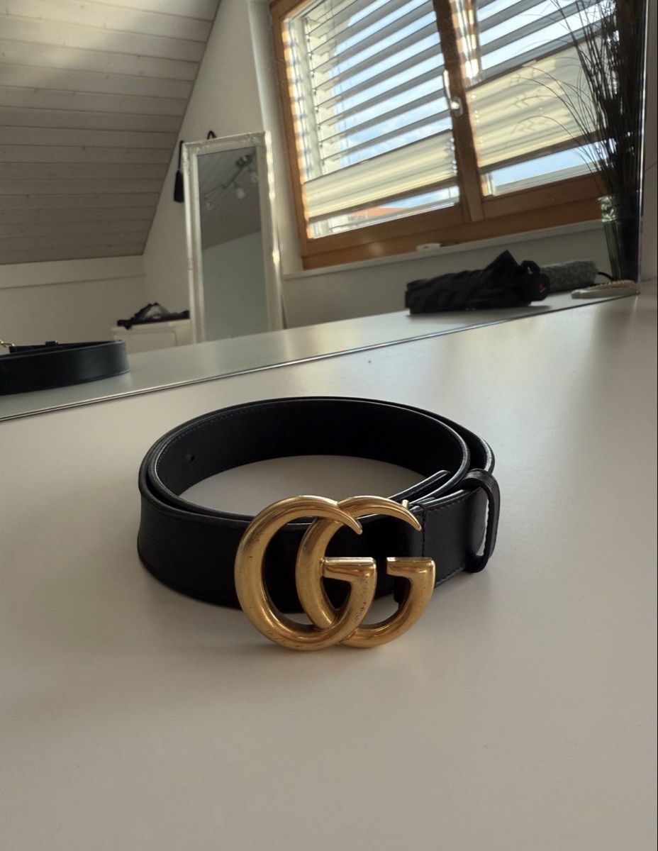 Gucci Cinture: Gucci Gürtel Schwarz Leder – Usato da Röthenbach Hbsee venduto da giuuliaaaaaa