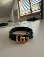 Gucci Gürtel Schwarz Leder