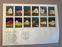 Liechtenstein Briefmarken Dauermarken 1978, Top Zustand!