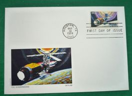 SKYLAB / FDC Sondermarke / Houston 14 May 1974 /Astrophil 43