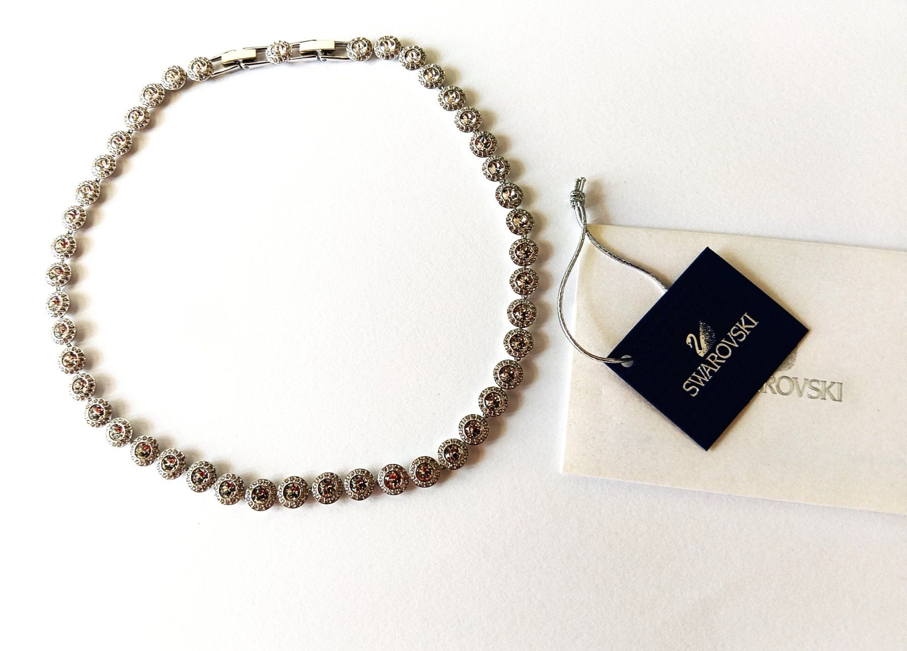 Swarovski Ketten: Swarovski, Halskette, Model Una, ungetragen. – Neu (gemäss Beschreibung) aus Fenkrieden von Andi18