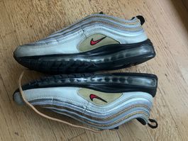 Nike Airmax 97 Metallic Silver Gold University