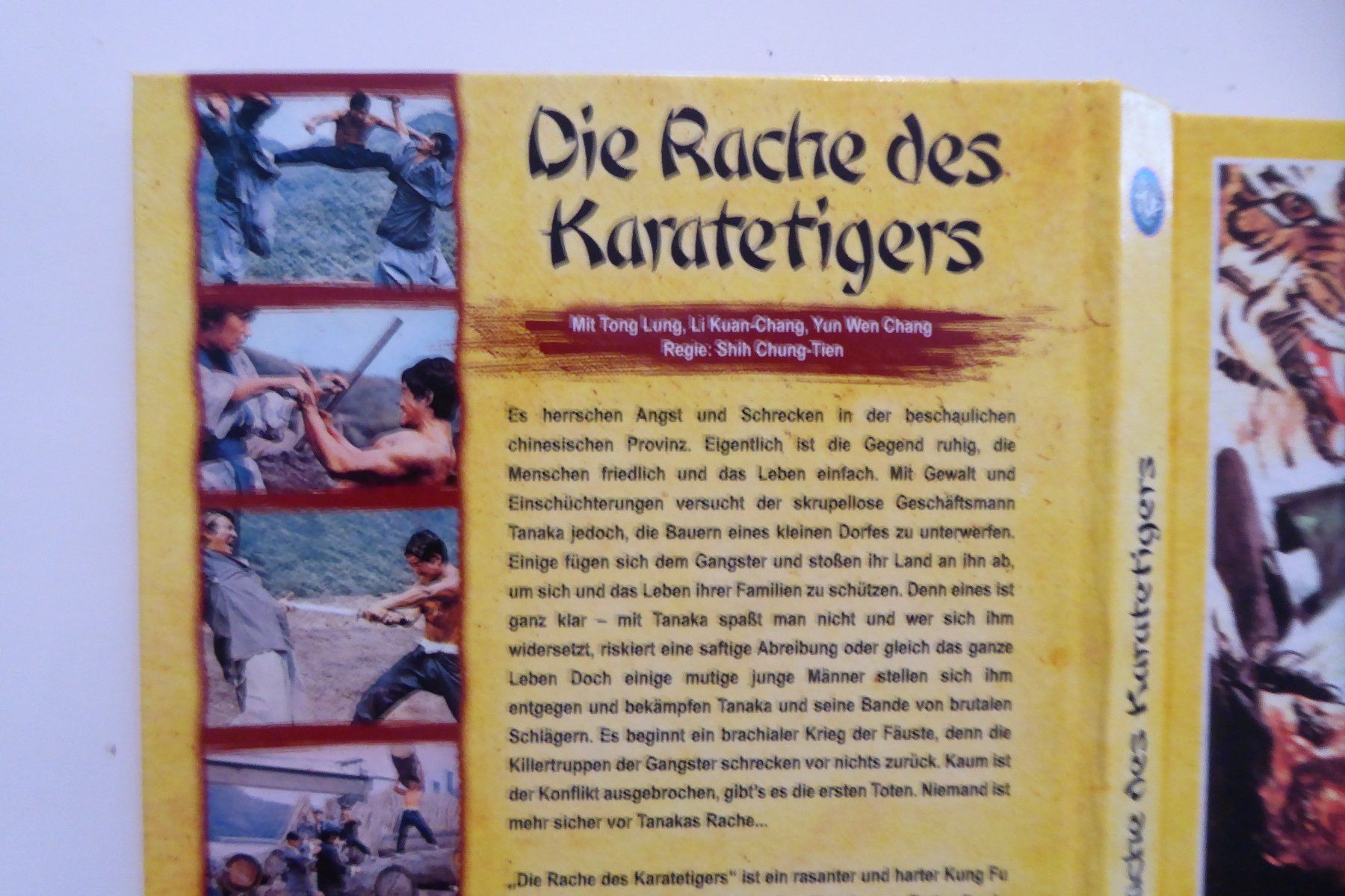 Alle DVDs: Mediabook Die Rache des Karatetigers – Gebraucht aus Allschwil von Summelsarium 1