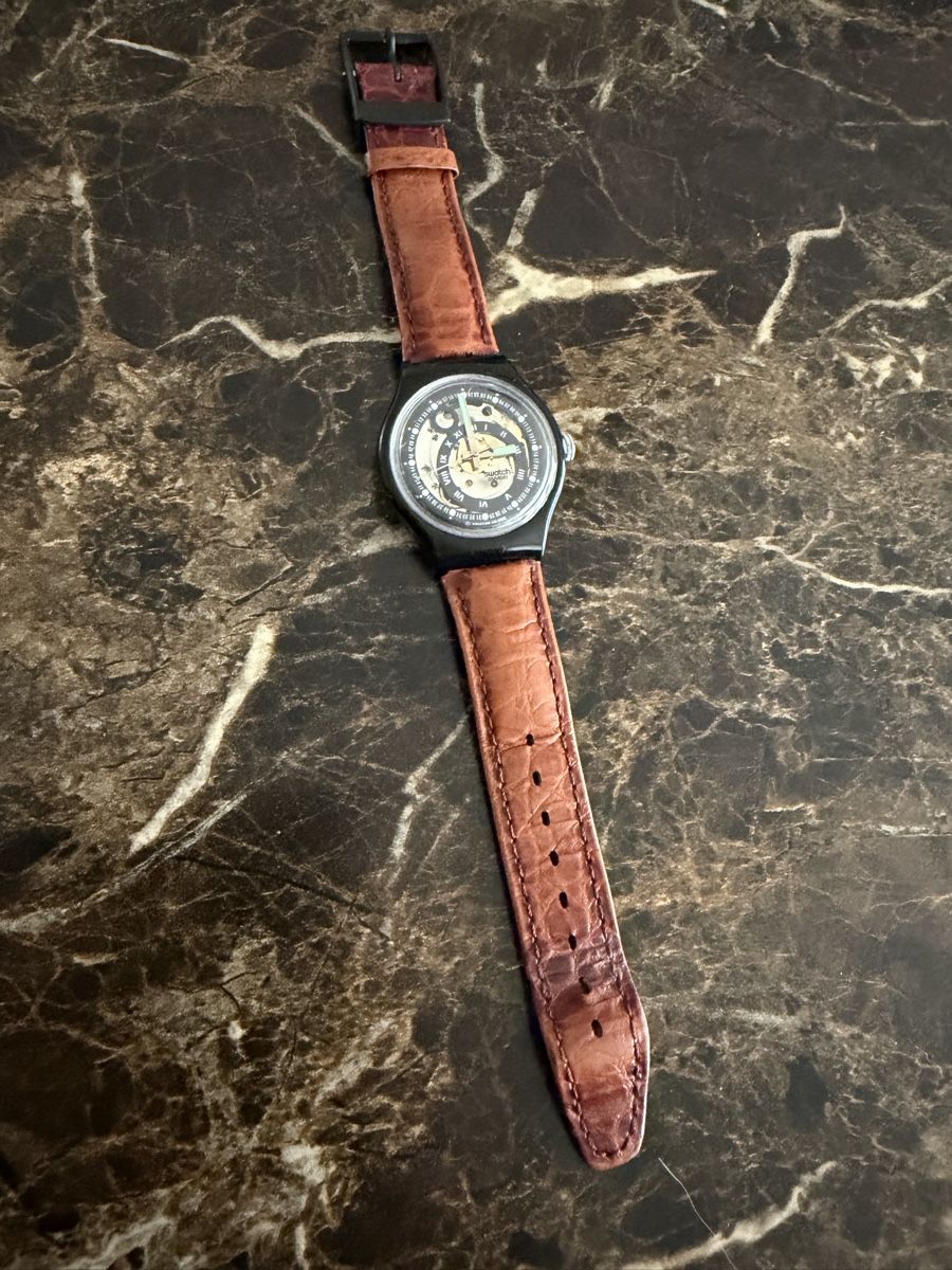 Swatch Orologi: SWATCH AUTOMATIC "Black Circles" Vintage 1992 – Usato da Fehraltorf venduto da flo0606 5
