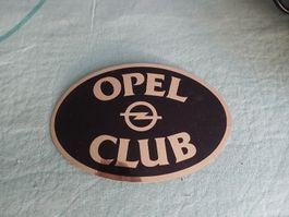 Opel Club Aufkleber Rarität!