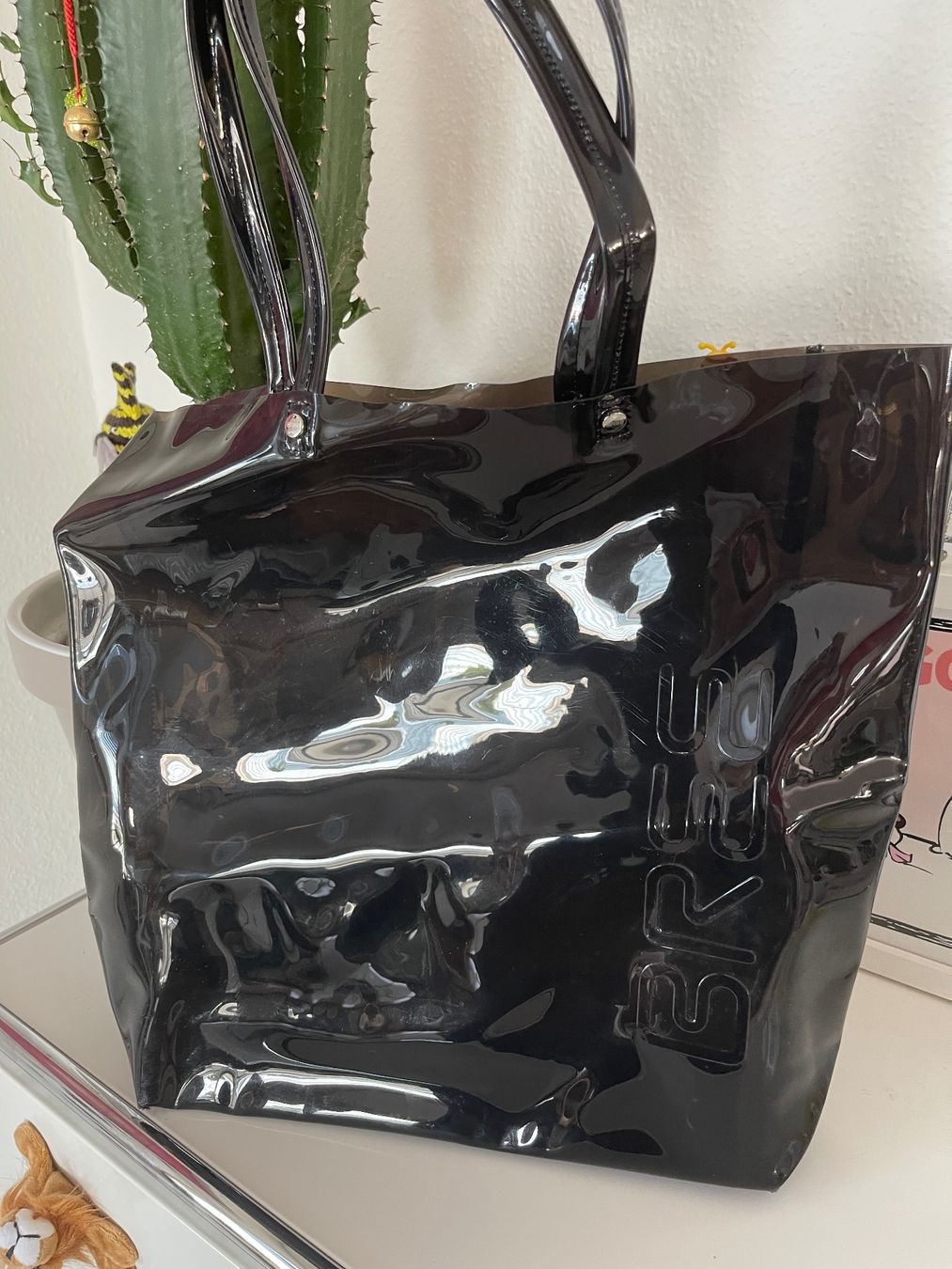Bree Borse: BREE Shopper Dunkelgrau PVC – Nuovo (secondo la descrizione) da Zuerich venduto da Moochie