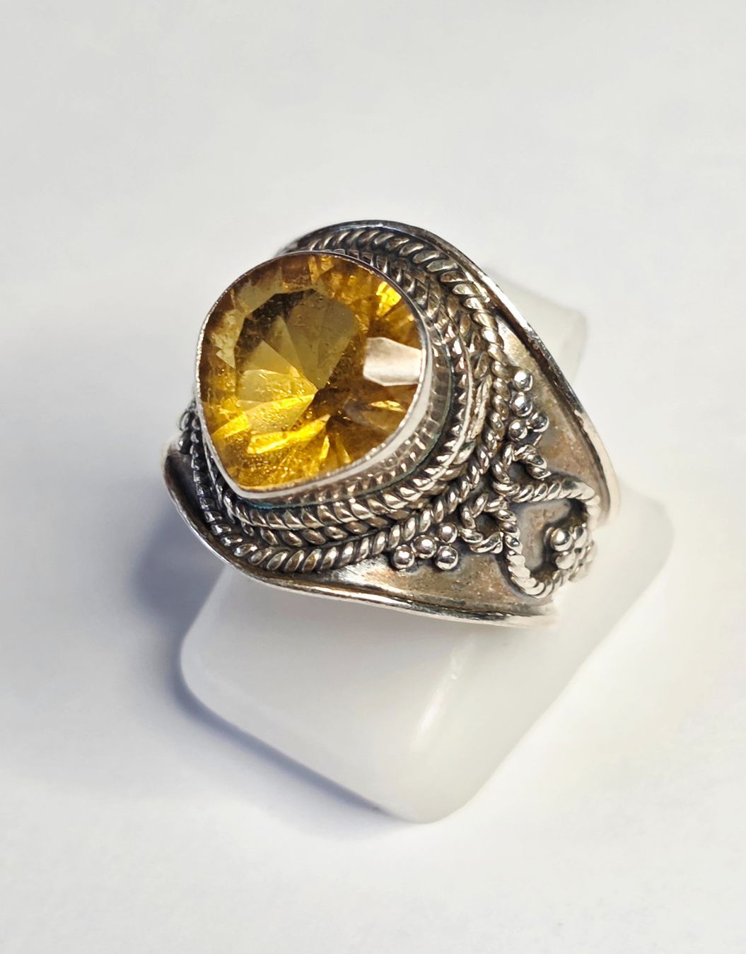 Bagues: Citrin Silber Ring – Neuf (Voir description) à Zürich par adriben 3