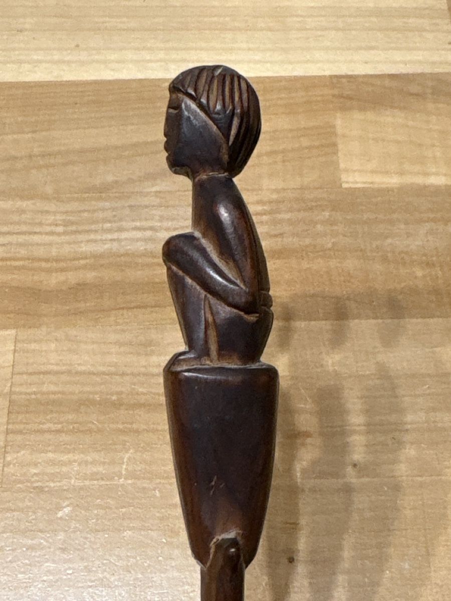 Altro materiale per ufficio: Brieföffner aus Holz / Mensch Figur – Usato da Rümlang venduto da euqinom16 3