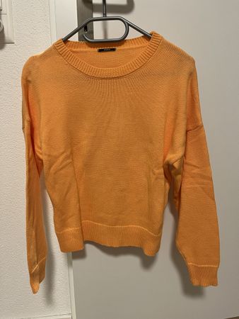 Strickpullover hellorange XS/S neu