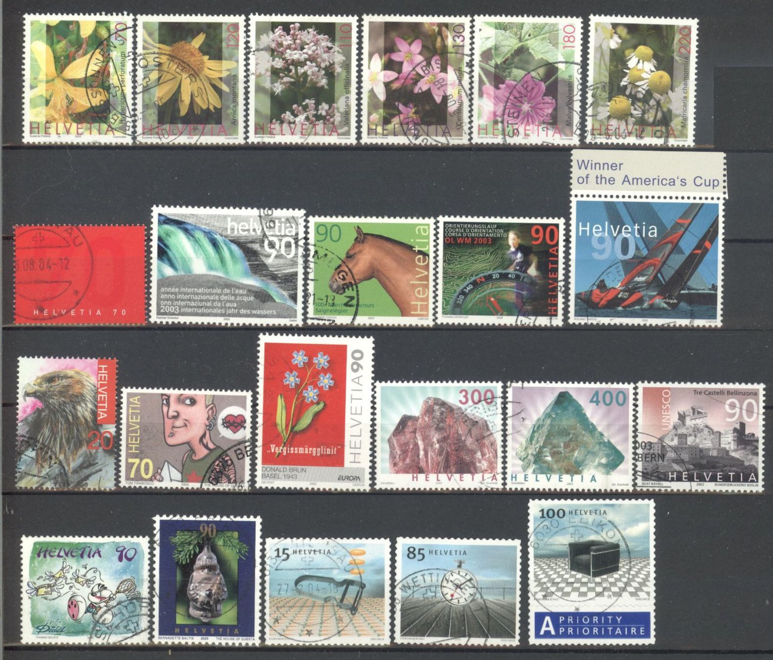 Tutti i francobolli: 2003, Restlot, gestempelt – Usato da Willisau venduto da Vollstempel