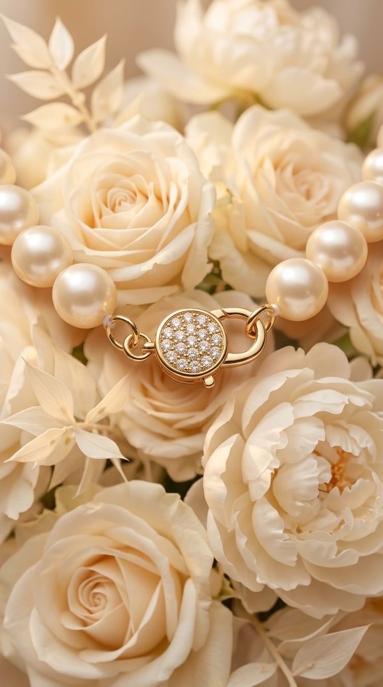 Perle (finte): Collier de perles 10 mm – Nuovo e nell'imballaggio originale da St-Maurice venduto da Sandrinette123 1