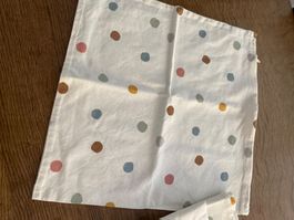 Süẞer gepunkteter Kiẞenbezug 40x40cm Baumwolle NEU liebevoll