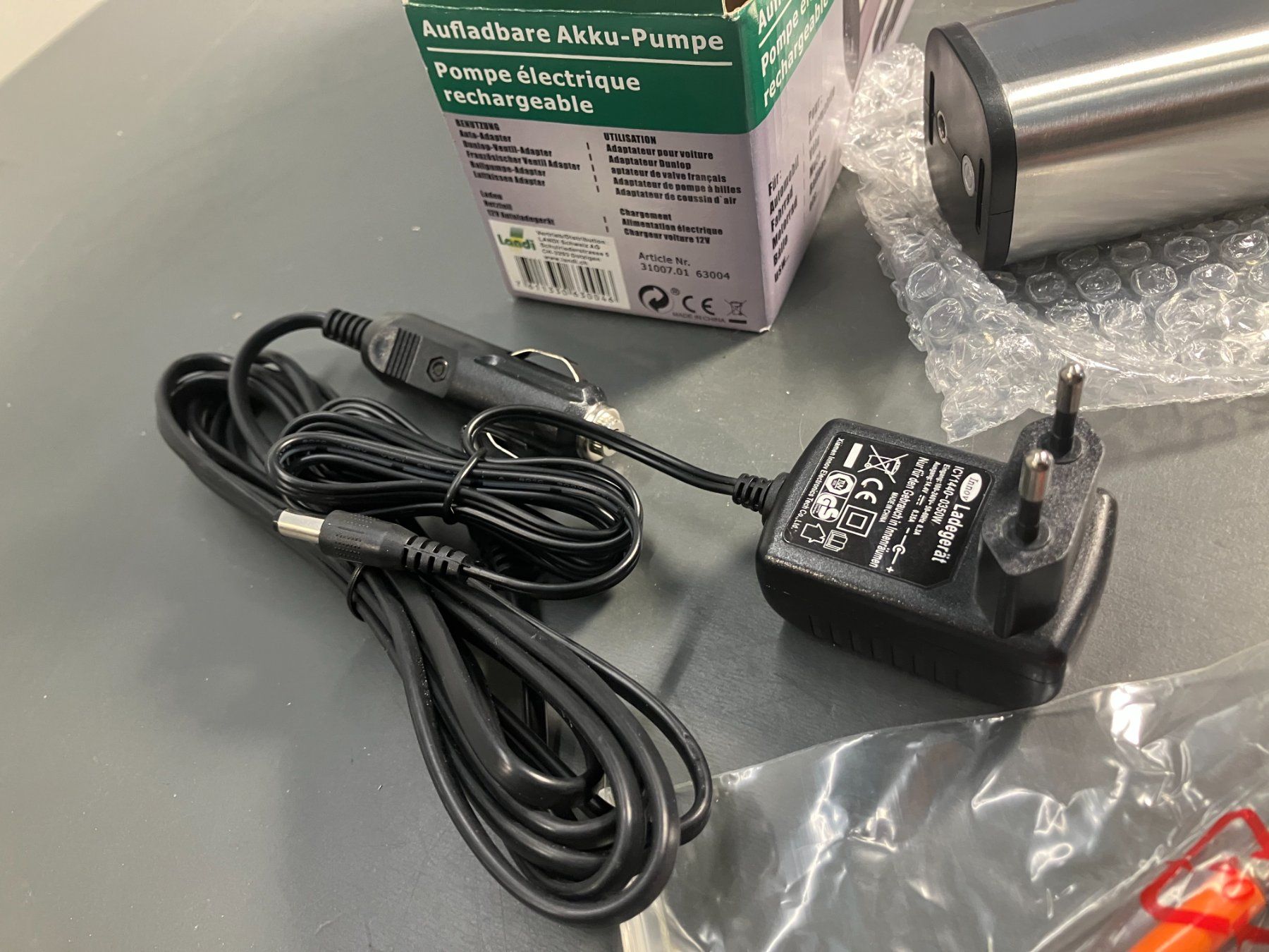 Pompe: neue aufladbare mini Akku Pumpe/Kompressor ab 1.- – Nuovo (secondo la descrizione) da Lichtensteig venduto da Buy24International 6