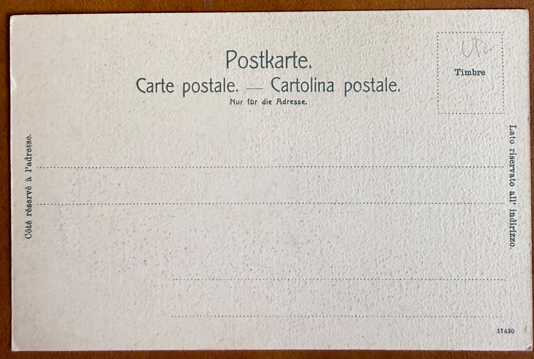 Cartoline postali: Gotthardbahn bei Intschi - Blick Windgälle - Antik – Usato da Lutry venduto da Ediego 2