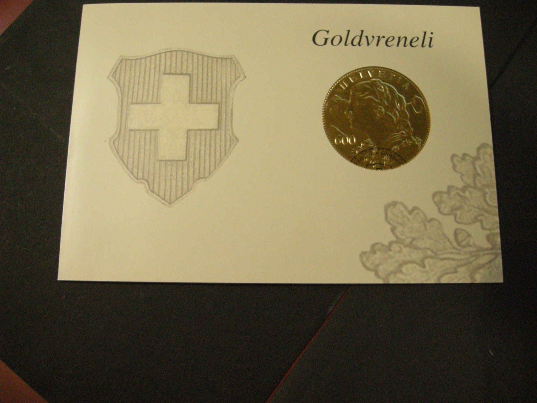 Alle Briefmarken: 2013, 2 VARIANTEN GOLDVRENELI, BRIEF + FOLDER – Gebraucht aus Eschenbach SG von eDaisy 1